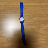 Marc Jacobs Henry White Dial Blue Leather Strap Watch for Women - MBM1238