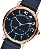 Marc Jacobs Roxy Navy Blue Dial Blue Leather Strap Watch for Women - MJ1534