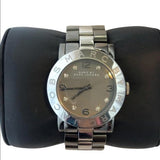 Marc Jacobs Amy Grey Dial Grey Stainless Steel Strap Watch for Women - MBM3196