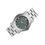 Marc Jacobs Amy Grey Analog Dial Silver Stainless Steel Strap Watch for Women - MBM8608