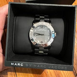 Marc Jacobs Amy Grey Dial Grey Stainless Steel Strap Watch for Women - MBM3196