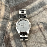 Marc Jacobs Henry Silver Dial Silver Stainless Steel Strap Watch for Women - MBM3210