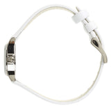 Marc Jacobs Henry Dinky White Dial White Leather Strap Watch for Women - MBM1234