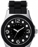 Marc Jacobs Pelly Black Dial Black Plastic Steel Strap Watch for Women - MBM2544