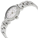 Marc Jacobs Baker White Dial Silver Steel Strap Watch for Women - MBM3246