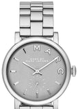 Marc Jacobs Baker Grey Dial Silver Stainless Steel Watch for Women - MBM8630