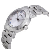 Marc Jacobs Amy Dexter Silver Dial Silver Stainless Steel Strap Watch for Women - MBM3214