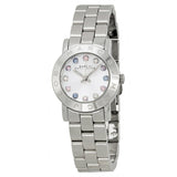 Marc Jacobs Amy White Dial Silver Stainless Steel Strap Watch for Women - MBM3217