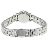 Marc Jacobs Amy Dinky White Dial Silver Stainless Steel Strap Watch for Women - MBM3225