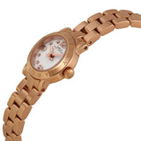 Marc Jacobs Amy White Dial Rose Gold Stainless Steel Strap Watch for Women - MBM3227