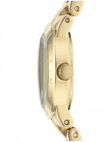 Marc Jacobs Mini Amy White Dial Gold Stainless Steel Strap Watch for Women - MBM3057