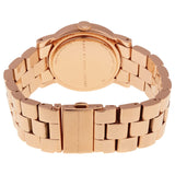 Marc Jacobs Amy Dexter Rose Gold Dial Rose Gold Stainless Steel Strap Watch for Women - MBM3216