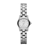 Marc Jacobs Henry Dinky White Dial Silver Stainless Steel Strap Watch for Women - MBM3198