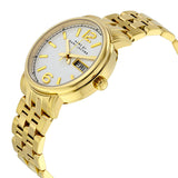 Marc Jacobs Fergus White Dial Gold Stainless Steel Strap Watch for Women - MBM8647