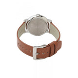 Marc Jacobs Baker White Dial Brown Leather Strap Watch for Women - MBM1265