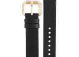 Marc Jacobs Tether Black Dial Black Leather Strap Watch for Women - MBM1376