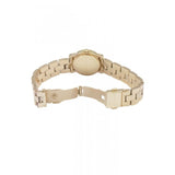 Marc Jacobs Mini Amy White Dial Gold Stainless Steel Strap Watch for Women - MBM3057