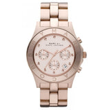 Marc Jacobs Blade Rose Gold Dial Rose Gold Steel Strap Watch for Women - MBM3102