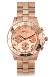 Marc Jacobs Blade Rose Gold Dial Rose Gold Steel Strap Watch for Women - MBM3102