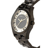 Marc Jacobs Henry Black Transparent Dial Black Stainless Steel Strap Watch for Women - MBM3255