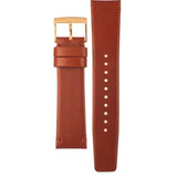 Marc Jacobs Amy White Dial Brown Leather Strap Watch for Women - MBM8574