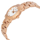 Marc Jacobs Mini Amy White Dial Rose Gold Stainless Steel Strap Watch for Women - MBM3078