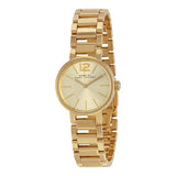 Marc Jacobs Peggy Gold Dial Gold Stainless Steel Strap Watch for Women - MBM3405