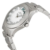 Marc Jacobs Rivera White Dial Silver Steel Strap Watch for Women - MBM3136