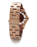 Marc Jacobs Henry Rose Gold Dial Stainless Steel Strap Watch for Women - MBM3293