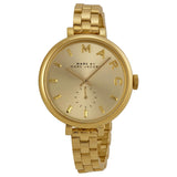 Marc Jacobs Sally Champagne Gold Dial Gold Stainless Steel Strap Watch for Women - MBM3363