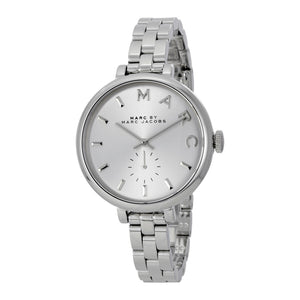 Marc Jacobs Sally Silver Dial Silver Steel Strap Watch for Women - MBM3362