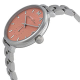 Marc Jacobs Sally Orange Dial Silver Stainless Steel Strap Watch for Women - MBM3365