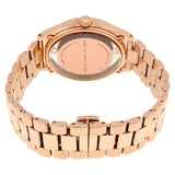 Marc Jacobs Tether Rose Gold Transparent Dial Stainless Steel Strap Watch for Women - MBM3414