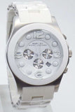 Marc Jacobs Pelly White Dial White Silicone Steel Strap Watch for Women - MBM2565