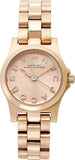 Marc Jacobs Dinky Rose Gold Dial Rose Gold Stainless Steel Strap Watch for Women - MBM3200