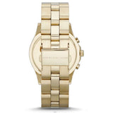 Marc Jacobs Blade Black Dial Gold Stainless Steel Watch for Women - MBM3309