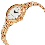 Marc Jacobs Betty White Dial Rose Gold Stainless Steel Strap Watch for Women - MJ3496