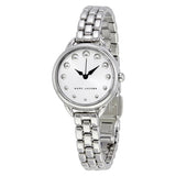 Marc Jacobs Betty White Dial Silver Stainless Steel Strap Watch for Women - MJ3497