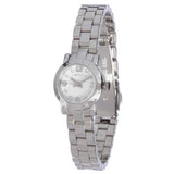 Marc Jacobs Amy Dinky White Dial Silver Stainless Steel Strap Watch for Women - MBM3225