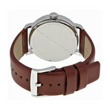 Marc Jacobs Fergus White Dial Brown Leather Strap Watch for Men - MBM5080