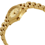 Marc Jacobs Henry Dinky Gold Dial Gold Stainless Steel Strap Watch for Women - MBM3199