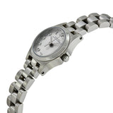 Marc Jacobs Henry Dinky White Dial Silver Stainless Steel Strap Watch for Women - MBM3198