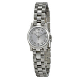 Marc Jacobs Henry Dinky White Dial Silver Stainless Steel Strap Watch for Women - MBM3198