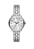 Marc Jacobs Betty White Dial Silver Stainless Steel Strap Watch for Women - MJ3497