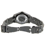 Marc Jacobs Henry Black Skeleton Dial Black Silver Stainless Steel Strap Watch for Women - MBM3265