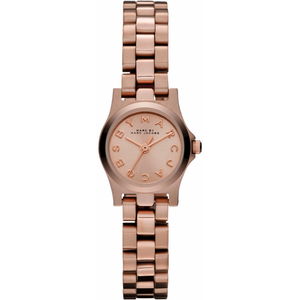 Marc Jacobs Dinky Rose Gold Dial Rose Gold Stainless Steel Strap Watch for Women - MBM3200