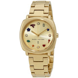 Marc Jacobs Mandy Gold Dial Gold Steel Strap Watch for Women - MJ3549