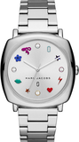 Marc Jacobs Mandy Silver Dial Silver Stainless Steel Strap Watch for Women - MJ3548