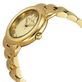 Marc Jacobs Mini Marci Gold Dial Gold Stainless Steel Strap Watch for Women - MBM3174