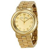 Marc Jacobs Marci Gold Dial Gold Ion Plated Stainless Steel Strap Watch for Women - MBM3098